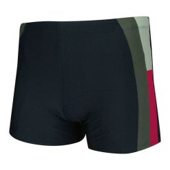Bokserki Czarno-Zielone Kąpielowe, Kąpielówki, Plażowe, na Basen, do Pływania -DELFINOS. Zielone kąpielówki męskie Delfinos, s, bez wzorów, z elastanu, do pływania. Za 29.00 zł.