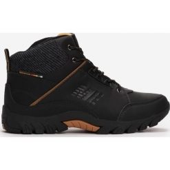 Czarne Buty Trekkingowe Fontanoe. Czarne buty trekkingowe męskie Born2be, z nubiku, bez zapięcia. Za 99.99 zł.