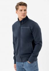 Bluza ze stójką B-LUNOS. Bluzy bez kaptura męskie Volcano, bez wzorów, z bawełny, eleganckie, bez kołnierzyka, bez ramiączek. Za 179.99 zł.