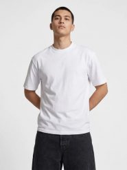 HUMMEL bluzka bawełniana męska hmlPULSE PREMIUM T-SHIRT S/S. Białe t-shirty męskie HUMMEL, l, bez wzorów, z bawełny, bez kołnierzyka. Za 56.00 zł.