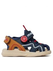 Primigi Sandały 3955833 Granatowy. Niebieskie sandały chłopięce Primigi, ze skóry, bez zapięcia. Za 179.99 zł.