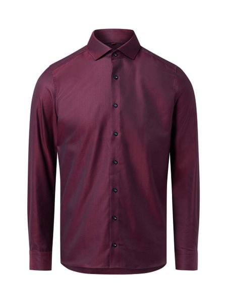 Finshley & Harding Koszula - non-iron Mężczyźni Slim Fit Bawełna czerwony, 43. Czerwone koszule męskie Finshley & Harding, m, bez wzorów, z bawełny, bez kołnierzyka, bez ramiączek. Za 229.95 zł.