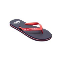 Japonki plażowe męskie Quiksilver Molokai Core. Czerwone klapki i japonki męskie Quiksilver, z gumy. Za 89.99 zł.