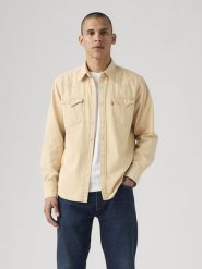 Levi's Koszula "Barstow Western" - Standard fit - w kolorze żółtym rozmiar: XL. Żółte koszule męskie Levi's, s, bez wzorów, z bawełny, bez kołnierzyka, bez ramiączek. Za 124.11 zł.
