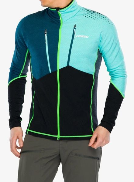 Bluza z kapturem męska Crazy Pull Neutron. Zielone bluzy z kapturem męskie Crazy, na lato, l, z materiału. Za 637.99 zł.