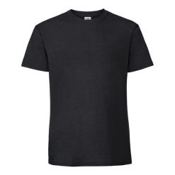 Męska Koszulka Iconic Premium Ringspun Cotton T-shirt. Czarne t-shirty męskie Fruit of the Loom, m, bez wzorów, bez kołnierzyka. Za 31.99 zł.