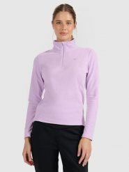 4F Bluza polarowa w kolorze fioletowym rozmiar: L. Różowe bluzy bez kaptura damskie 4f, l, z polaru. Za 65.07 zł.