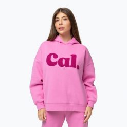 Bluza damska Pitbull Cal. Hooded. Czerwone bluzy z kapturem damskie PITBULL, l, z bawełny. Za 209.99 zł.