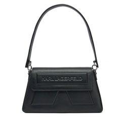 Torebka KARL LAGERFELD. Czarne torebki klasyczne damskie Karl Lagerfeld, bez wzorów, bez dodatków. Za 869.99 zł.