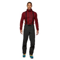 Spodnie turystyczne męskie Black Diamond DAWN PATROL PANTS. Czarne spodnie materiałowe męskie Black Diamond, bez wzorów, sportowe. Za 598.99 zł.