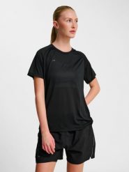 Koszulka damska Newline Beat. Czarne t-shirty damskie Newline, xl, bez wzorów, z materiału, bez kołnierzyka. Za 137.50 zł.