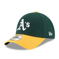 Czapka z daszkiem New Era MLB Oakland Athletics. Białe czapki męskie New Era, bez wzorów, z materiału. Za 109.99 zł.