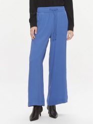 Marella Spodnie materiałowe Ribelle 2413131134 Niebieski Regular Fit. Niebieskie spodnie materiałowe damskie Marella, bez wzorów, z jedwabiu. Za 659.99 zł.