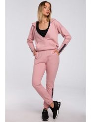 Made of emotion Bluza w kolorze jasnoróżowym rozmiar: XXL. Różowe bluzy z kapturem damskie Made Of Emotion, xxl. Za 105.38 zł.