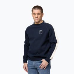 Bluza męska Pitbull San Diego Ca Crewneck. Niebieskie bluzy bez kaptura męskie PITBULL, l, z bawełny. Za 159.99 zł.