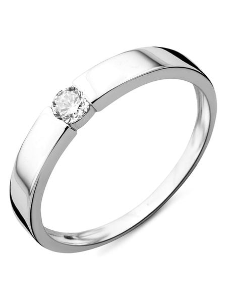 Diamant Exquis Złoty pierścionek z diamentem rozmiar: 52. Szare pierścionki damskie Diamant Exquis, z diamentem, złote. Za 3,001.99 zł.