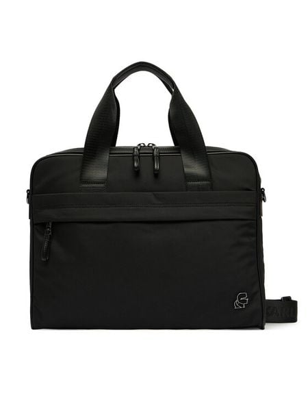 KARL LAGERFELD Torba na laptopa A4M30191 Czarny. Czarne torby na laptopa damskie Karl Lagerfeld, bez wzorów, z materiału. Za 849.99 zł.