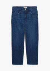 Dżinsy o kroju loose fit, straight. Niebieskie jeansy męskie bonprix. Za 127.99 zł.