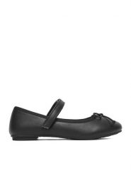 DeeZee Baleriny CEO-CM241231-3 Czarny. Czarne baleriny dziewczęce DeeZee, bez wzorów, ze skóry. Za 59.99 zł.