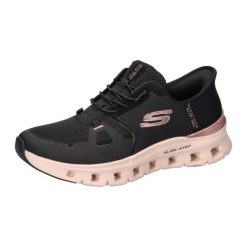 Buty sportowe damskie Skechers Glide step Pro radiant Stride. Czarne buty sportowe na co dzień damskie Skechers, bez wzorów. Za 690.00 zł.
