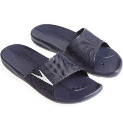 Klapki Basenowe Męskie Speedo Atami II Max AM. Białe klapki i japonki męskie Speedo, z materiału. Za 88.55 zł.