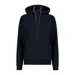Bluza damska z kapturem CMP. Niebieskie bluzy z kapturem damskie CMP, xs, z bawełny. Za 282.90 zł.