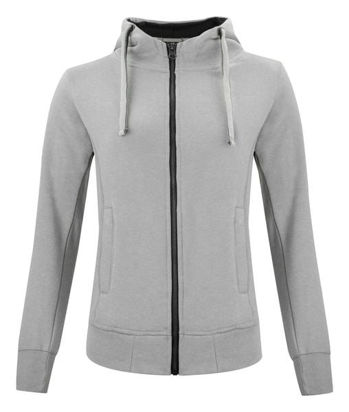 Clique Classic Hoody Full Zip Women — damska bluza z kapturem na zamek – grey. Szare bluzy z kapturem damskie CLIQUE, xs, z bawełny. Za 238.39 zł.