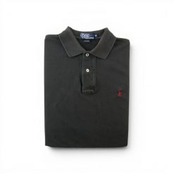 Second life - Koszulka polo męska z krótkim rękawem szara - Stan bardzo dobry. Szare koszulki polo męskie Ralph Lauren, m, bez wzorów, z materiału, bez ramiączek. Za 127.76 zł.