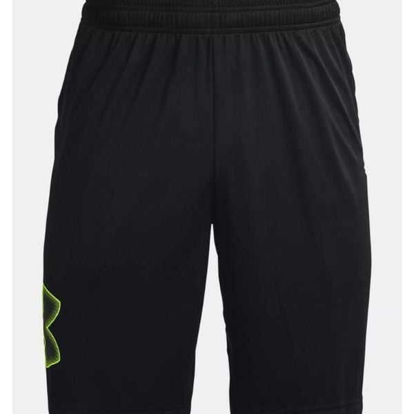 Spodenki sportowe męskie Under Armour Tech Graphic. Czarne szorty męskie Under Armour, na lato, bez wzorów, sportowe. Za 125.00 zł.