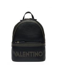 Valentino Plecak Shine VBS8AI20 Czarny. Czarne plecaki damskie Valentino, bez wzorów, ze skóry. Za 659.99 zł.