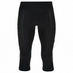 Męskie legginsy 3/4 Kilpi TERRY-M. Czarne szorty męskie Kilpi, bez wzorów, sportowe. Za 236.15 zł.