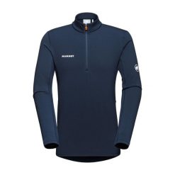 Bluza trekkingowa męska Mammut Aenergy ML Half Zip Pull. Niebieskie bluzy bez kaptura męskie Mammut, m. Za 429.99 zł.