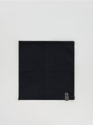 Bawełniany komin z naszywką - ciemnoszary. Szare szaliki dziecięce Reserved, z bawełny, bez ramiączek. Za 29.99 zł.