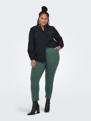 ONLY Spodnie w kolorze zielonym rozmiar: 42/L32. Zielone spodnie materiałowe damskie Only, bez wzorów, z materiału. Za 104.99 zł.