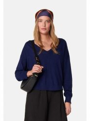 Rodier Sweter w kolorze granatowym rozmiar: S. Niebieskie swetry klasyczne damskie Rodier, s, z kaszmiru, bez kołnierzyka. Za 261.05 zł.