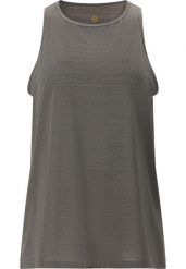 Damski tank top Athlecia Mota. Szare topy sportowe damskie Endurance, bez wzorów, z elastanu, bez ramiączek. Za 121.50 zł.