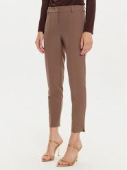 Maryley Spodnie materiałowe 24IB52Z/M19/43WO Brązowy Regular Fit. Brązowe spodnie materiałowe damskie Maryley, bez wzorów, z materiału. Za 179.99 zł.