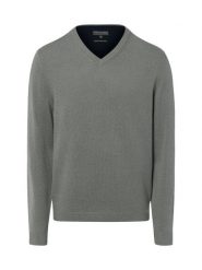 Finshley & Harding sweter z dzianiny z dodatkiem kaszmiru Mężczyźni Bawełna szary, XL. Szare swetry męskie Finshley & Harding, m, bez wzorów, z bawełny, bez kołnierzyka. Za 299.95 zł.