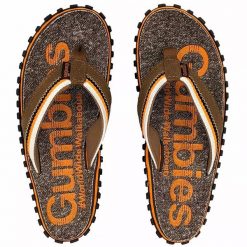 Japonki GUMBIES CAIRNS FLIP-FLOPS UNISEX. Brązowe klapki damskie Gumbies. Za 114.99 zł.