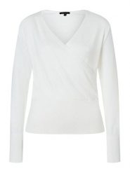 More & More Sweter w kolorze białym rozmiar: 40. Białe swetry klasyczne damskie MORE & MORE, s, z wiskozy, bez kołnierzyka. Za 118.56 zł.