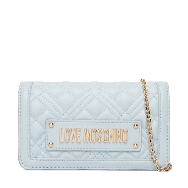 Torebka LOVE MOSCHINO. Niebieskie torebki klasyczne damskie Love Moschino, bez wzorów, bez dodatków. Za 566.99 zł.