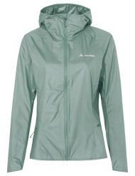 Kurtka damska Scopi Wind Jacket. Zielone kurtki damskie Vaude, bez wzorów, z materiału, bez kaptura. Za 579.00 zł.