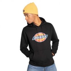 Bluza dresowa męska Dickies San Antonio. Czarne bluzy bez kaptura męskie Dickies, m, z dresówki. Za 286.45 zł.