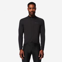 Koszulka rowerowa szosowa męska Van Rysel EDR Discover długi rękaw. Czarne t-shirty sportowe męskie VAN RYSEL, na jesień, m, z materiału, bez ramiączek, rowerowe. Za 89.99 zł.