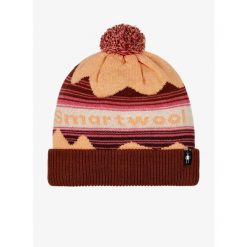 Czapka zimowa Smartwool Knit Winter Pattern POM Beanie - apricot. Czerwone czapki męskie Smartwool. Za 130.99 zł.