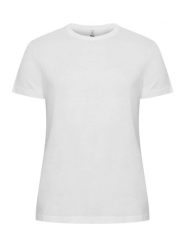Clique Classic OC-T Women T‑shirt z bawełny organicznej – white. Białe t-shirty damskie CLIQUE, l, bez wzorów, z bawełny, bez kołnierzyka. Za 118.13 zł.