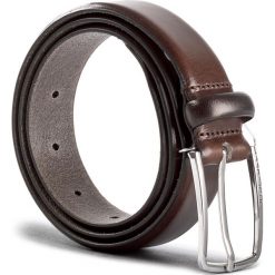 Pasek Męski BOSS - Chuck 50379808 Dark Brown 201. Brązowe paski męskie Boss, bez wzorów, ze skóry. W wyprzedaży za 269.00 zł.
