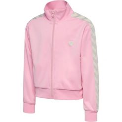 Dziewczęca bluza dresowa Hummel Regular Poly Tape. Czerwone bluzy bez kaptura damskie HUMMEL, z dresówki. Za 269.50 zł.
