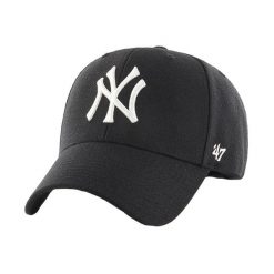 Czapka z daszkiem New York Yankees - Snapback - MVP Woolblend - Regulowana. Czarne czapki męskie 47 Brand, bez wzorów, sportowe. Za 119.99 zł.