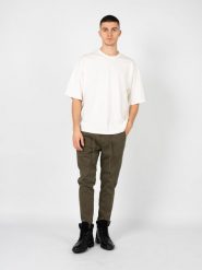 Xagon T-shirt "Over" | A23082ZX99JE | Mężczyzna | Kremowy. Białe t-shirty męskie Xagon, l, bez wzorów, z bawełny, bez kołnierzyka. W wyprzedaży za 199.00 zł.
